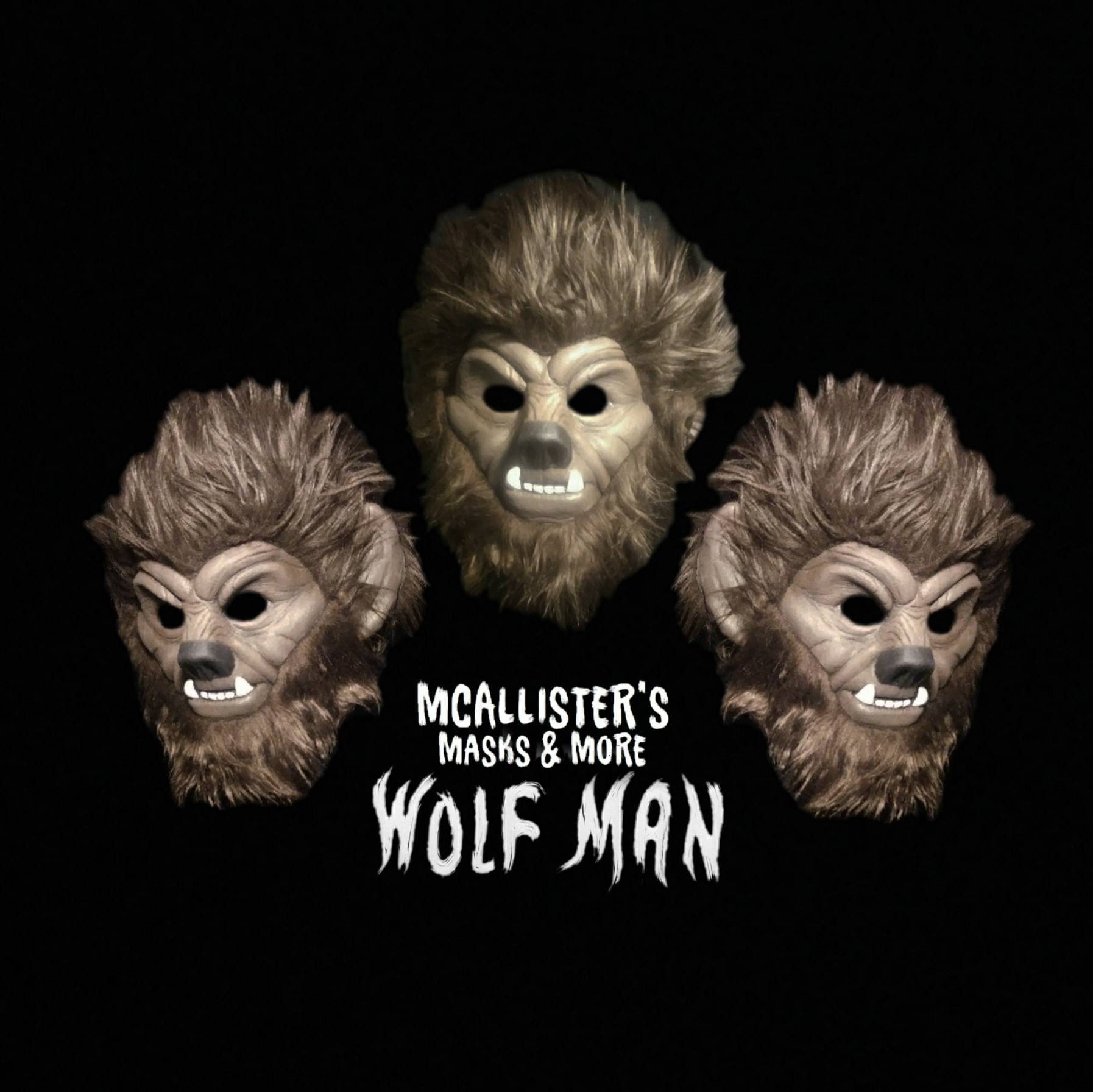Wolfman Mask - Etsy