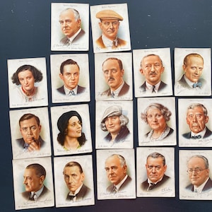 Collection of vintage Wills’s tobacco cards