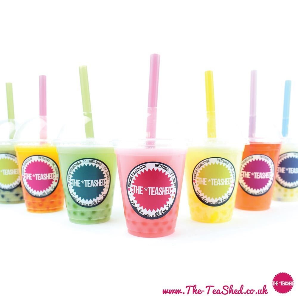 Bubble Tea Kit Gift Set Popping Boba, Bubble Tea Powder, Cups and Gift