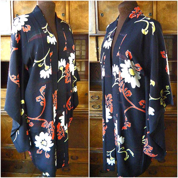silk kimono cardigan