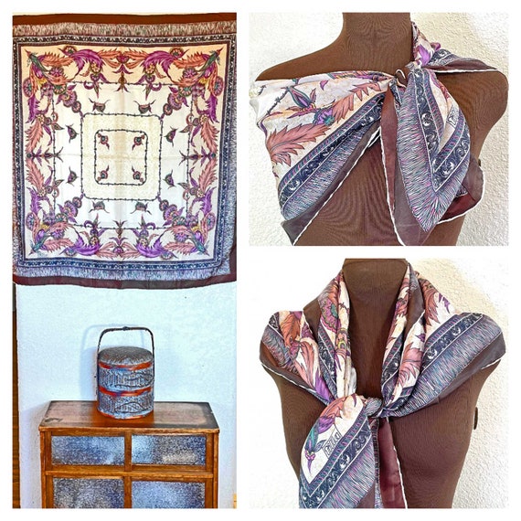 vintage silk bandana