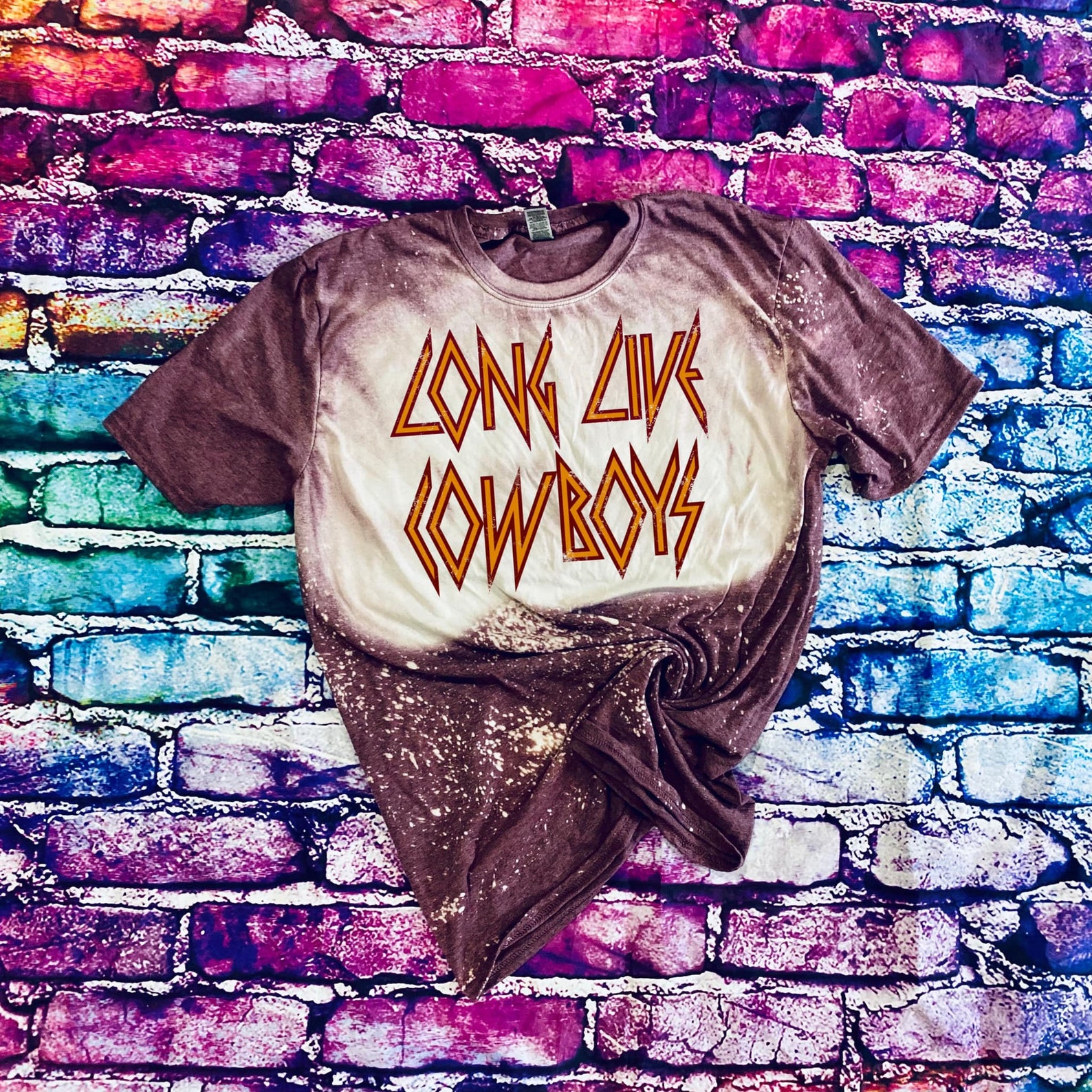 bleached cowboys shirt