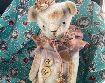 Osito de peluche de artista hecho a mano Amon OOAK
