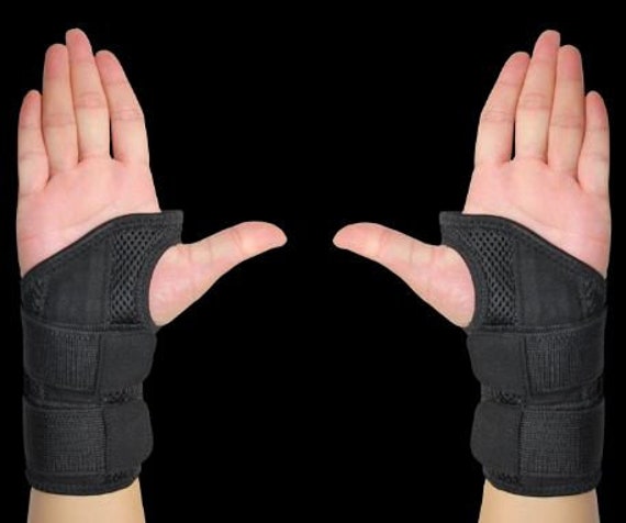 Wrist Support Brace Palm Hand Weight Lifting Adj Strap Carpal Tunnel Bandage FCS 