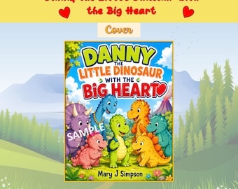 Dinosaur Story Coloring Book for Kids, Kindness Friendship SEL Printable, Danny the Little Dinosaur with the BIG Heart, Ages 7-9 PDF