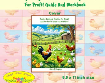Raising Backyard Chickens For Myself And For Profit |Guide And Workbook| Includes lots of information | Colorable images |Tracking forms
