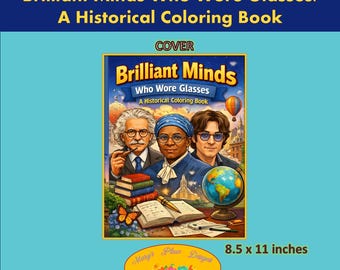 Historical Figures Coloring Book for Teens and Adults | Educational Coloring Pages | Famous People | Homeschool Activity PDF