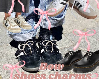 Shoes charm, cute bow shoes charm, gift for her