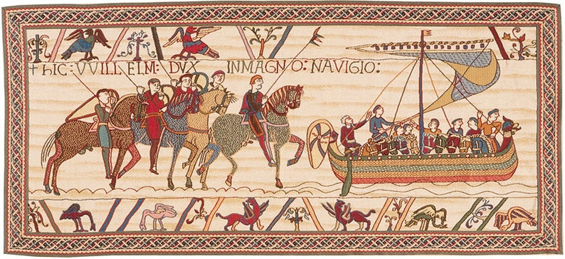 Les Mystères De La Tapisserie De Bayeux Tapisserie de Bayeux Bayeux tapestry tenture murale de la | Etsy