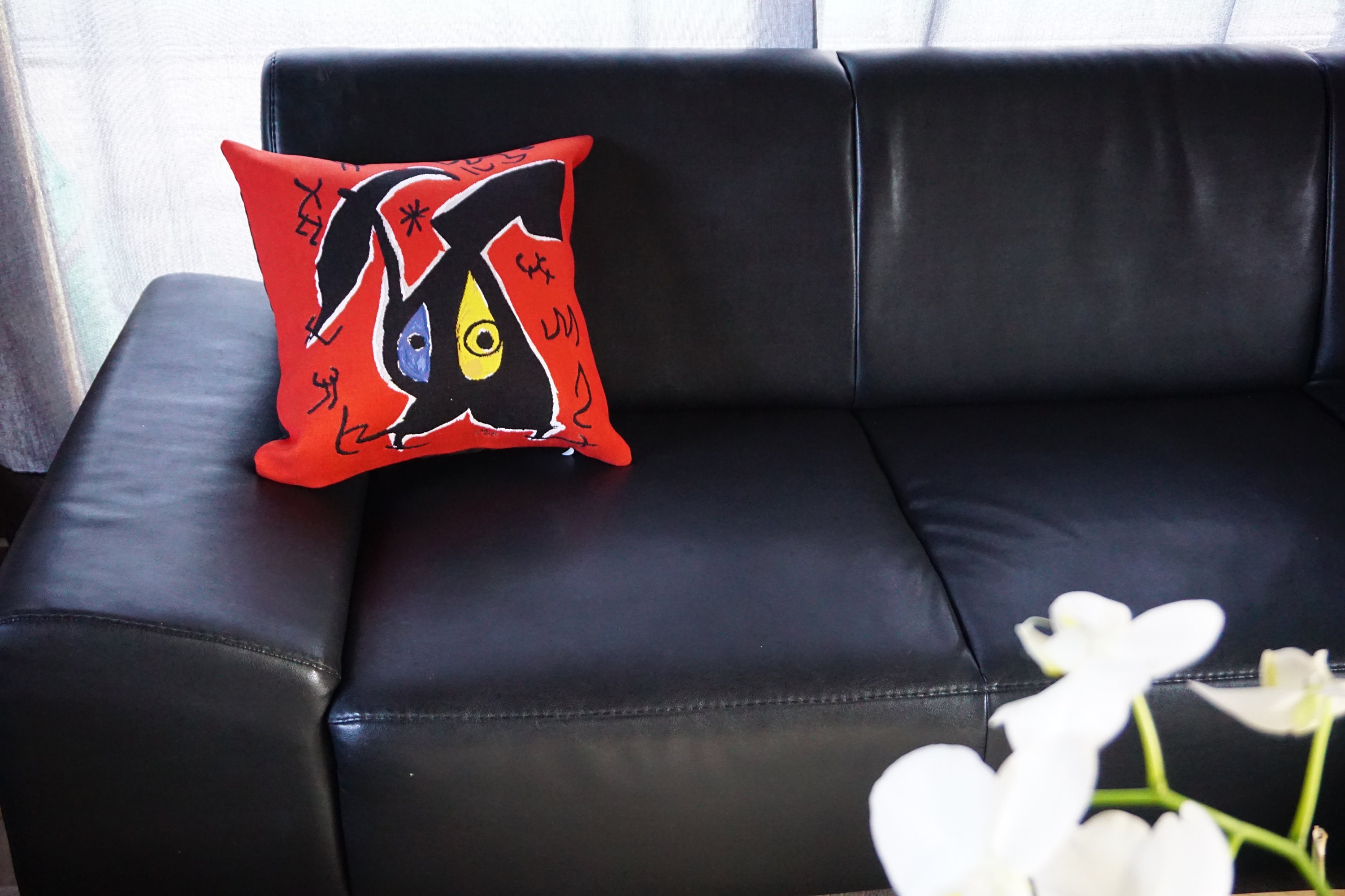 Coussin Miro - Femme, Oiseaux