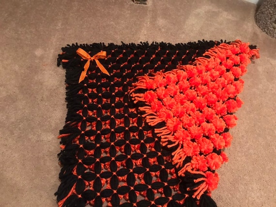 halloween baby blanket