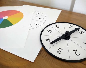 Custom Game Spinner - 6” Spinner Wheel – Make Your Own Inserts!