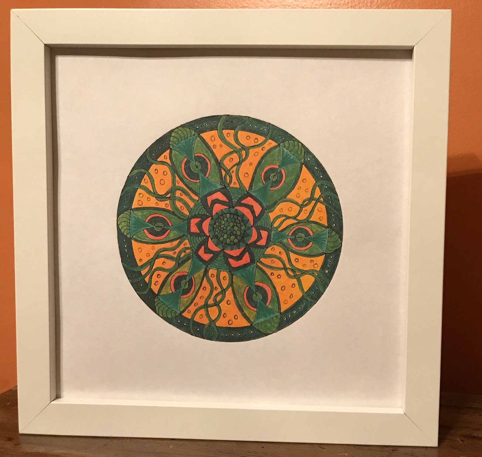 Mandala Wall Art Colorful Mandala Print | Etsy