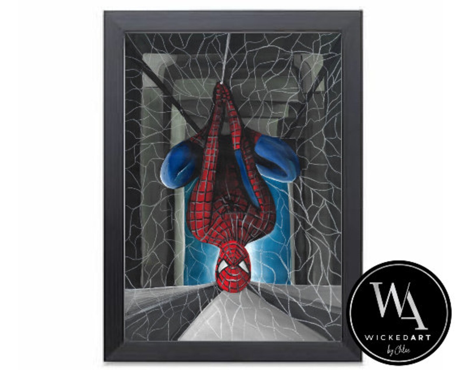 Spiderman Wall Art Print Etsy