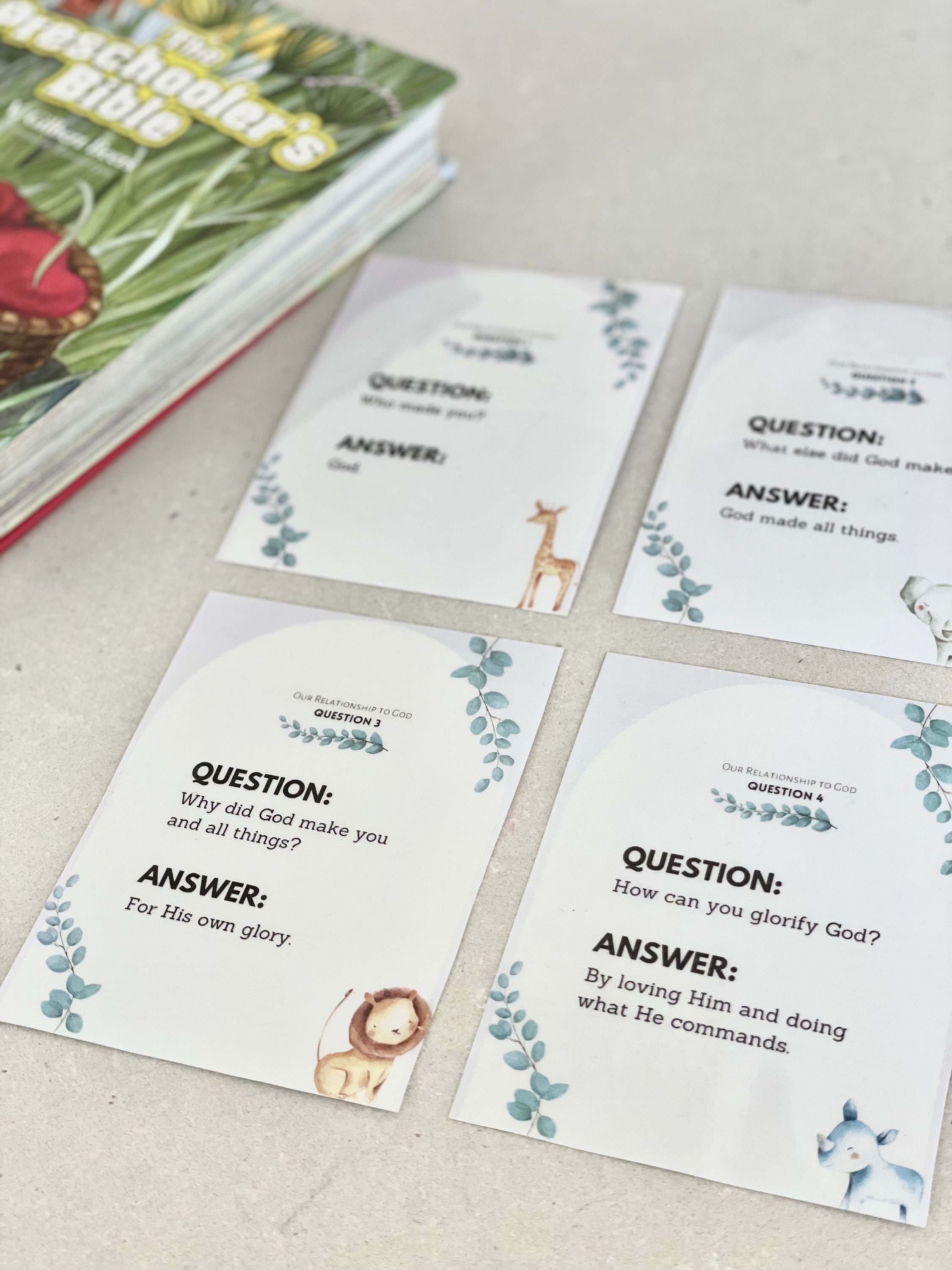 Kids’ Catechism Cards | Westminster Standard | Christian Catechism ...