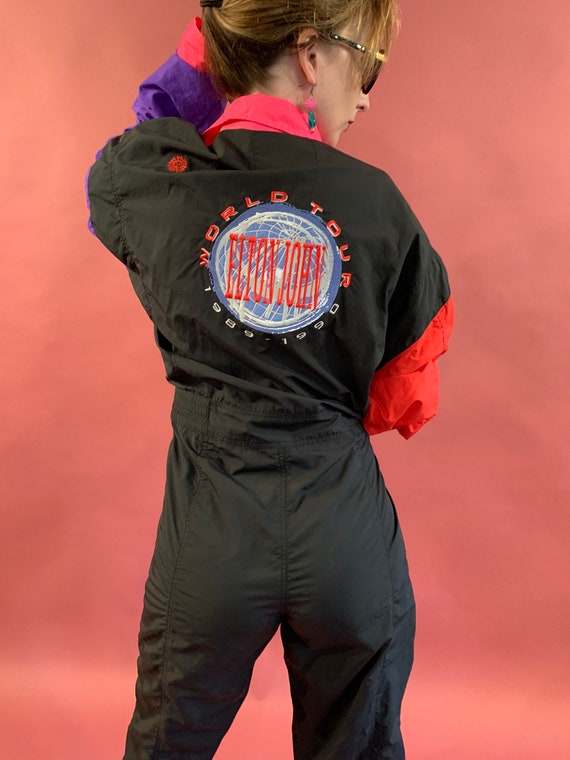 Elton John 1989 1990 World Tour Jumpsuit Tee Shir… - image 3