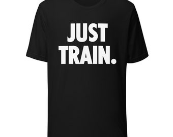 Just Train - Brazilian Jiu Jitsu T-Shirt in Black