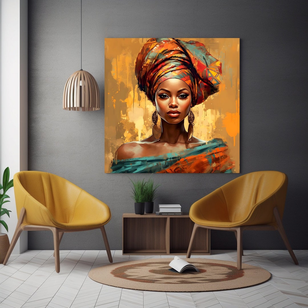 African Home Decor Digital Download Print, Africa Woman Wall Art ...