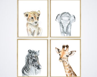 animal paintings for baby room