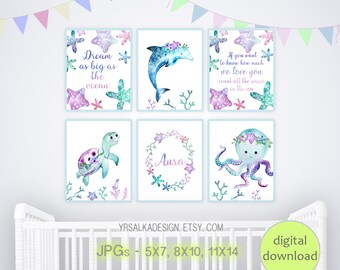 Ocean Theme Nursery Etsy