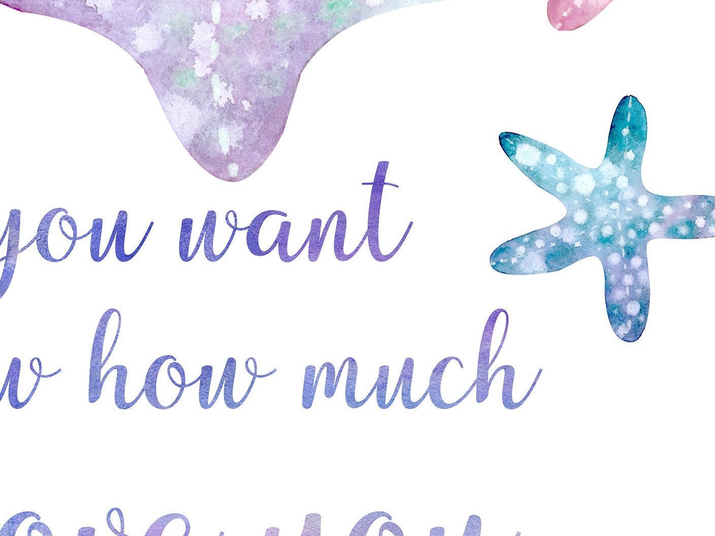 Ocean Theme Nursery Baby name Print for nursery girl Set of Etsy