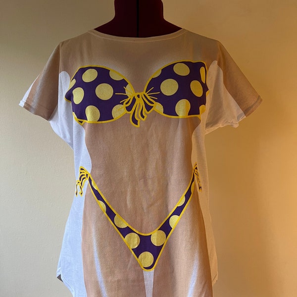 Bikini Shirt Cover Up Etsy