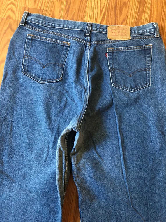 Nicely Worn-in Vintage Levis Classic Wash 505 Jea… - image 5