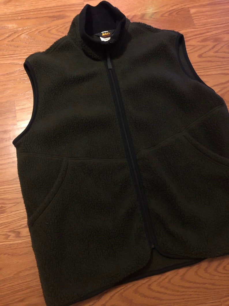 XL 1990s Vintage Heavy Fleece Vest REI
