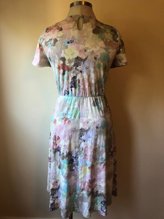 Impressionist Garden Print Dress With Pockets  ||… - image 7