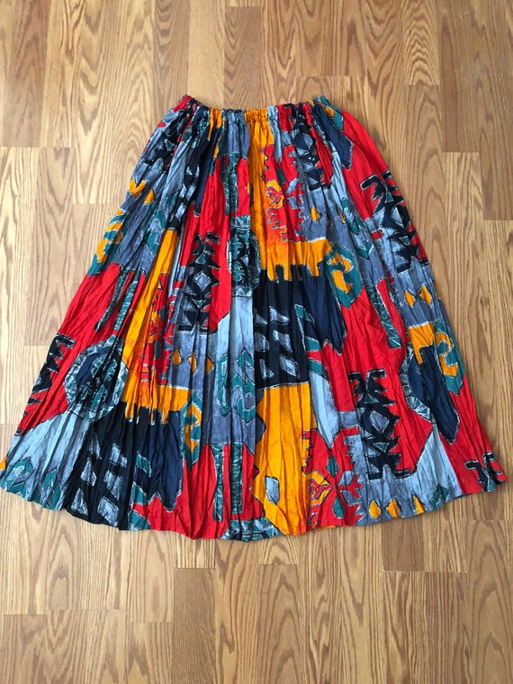 Boho 80s Skirt by Latte ||  Large ||  Southwestern