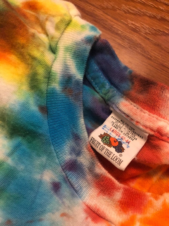 Vintage Tie Dye Tee || Medium/Large || 1980s - image 4