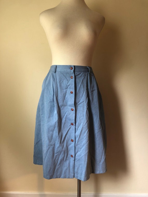 1970's Denim Skirt by "Southern Lady" ||