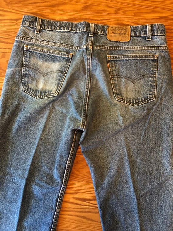 Honestly Worn 80s Levis 505 Orange Tab Jeans with… - image 8