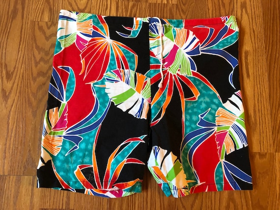 Psychedelic Summer Shorts || Medium || 1970s - image 1