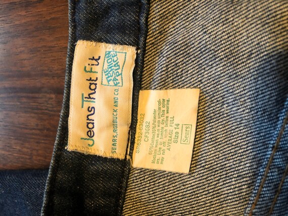 Vintage 70's Wide Leg Denim - Sears “Jeans That F… - image 5