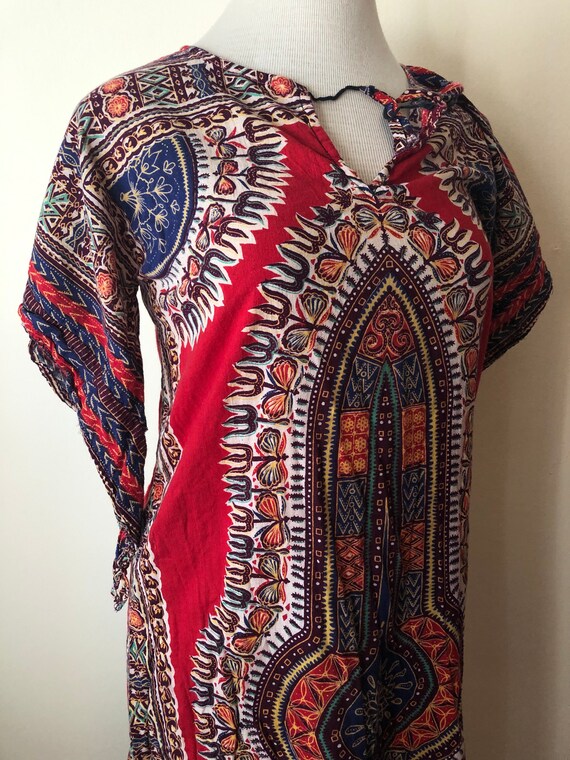 1970s Dashiki Dress || Size Medium || True Vintag… - image 4