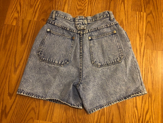 1980's Rio Button Fly Riveted Denim Shorts || Siz… - image 4