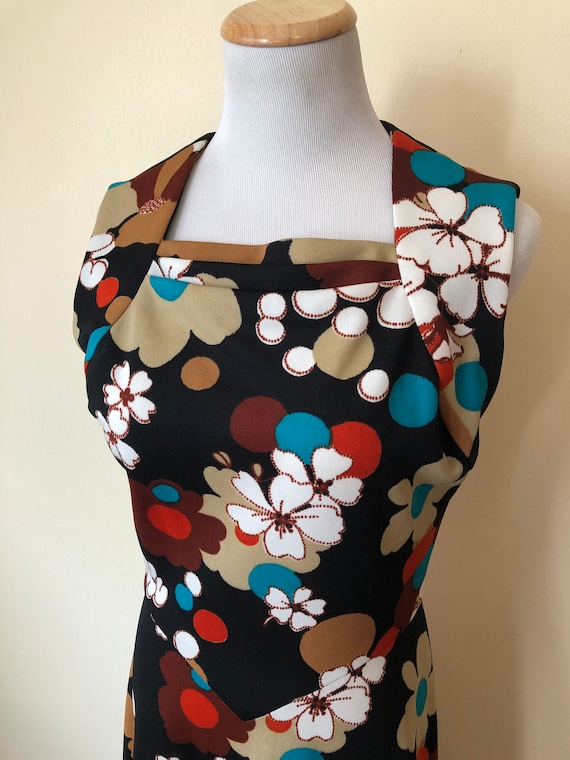 Vintage Mod Hawaiian Hostess Dress || Small || 19… - image 1