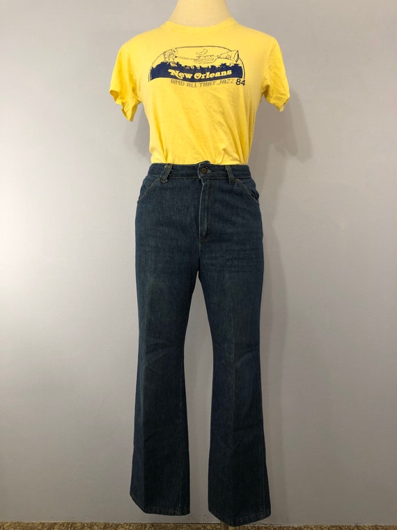 Vintage 70's Wide Leg Denim - Sears “Jeans That F… - image 6
