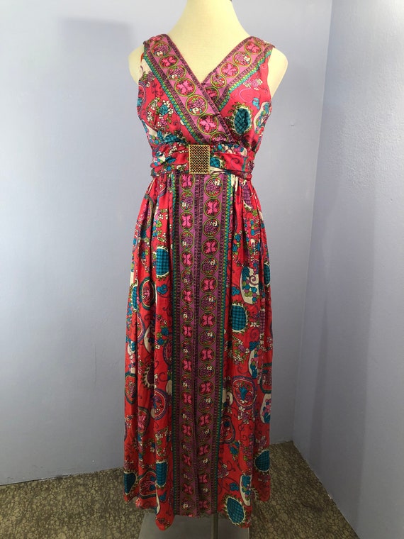 One-of-A-Kind Sexy Psychedelic Dress - Late 60s o… - image 5