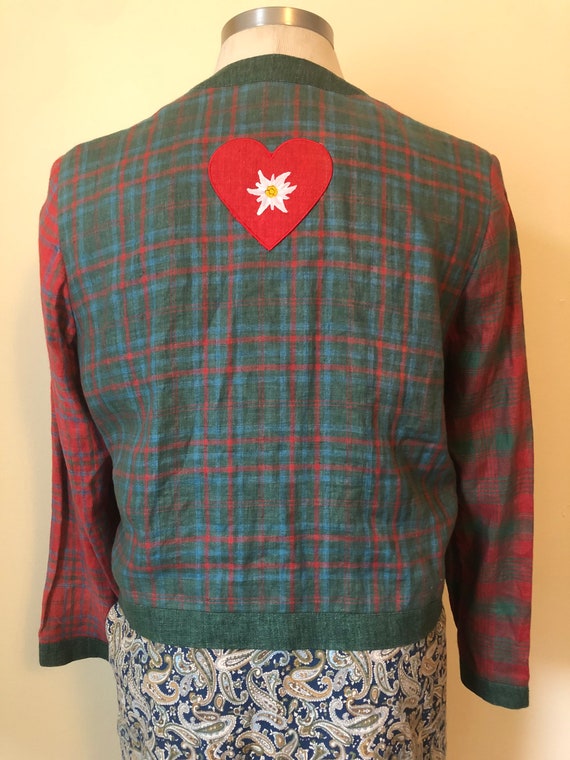 Vintage Patchwork Hippie Christmas Coat || Medium - image 9