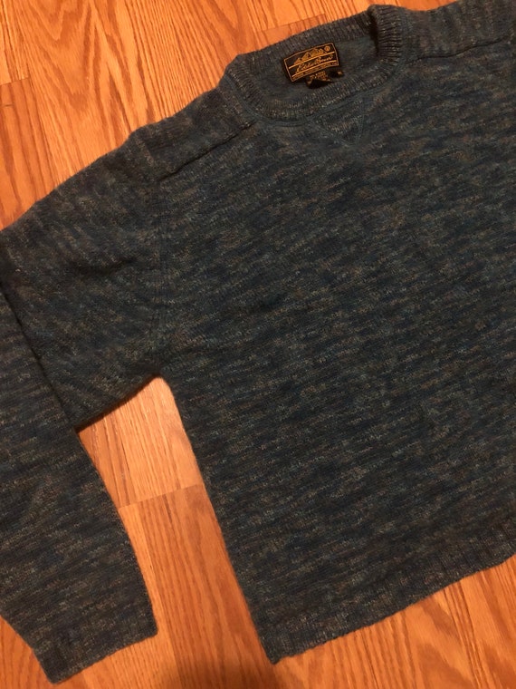 Vintage 1980's Shetland Wool Sweater by Eddie Baue