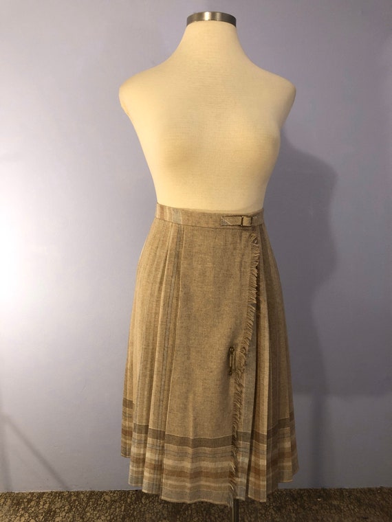 1980's does 1950's Wool Riding Skirt by Clyde || P