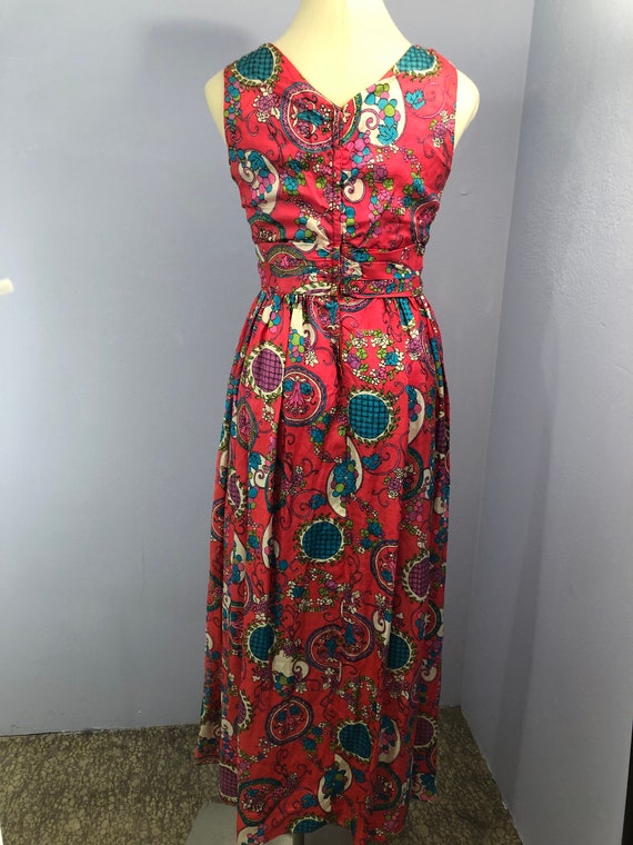 One-of-A-Kind Sexy Psychedelic Dress - Late 60s o… - image 3