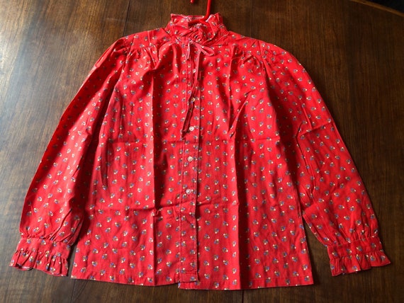 Vintage JC Penney Frontier Prairie Blouse ||  Siz… - image 1