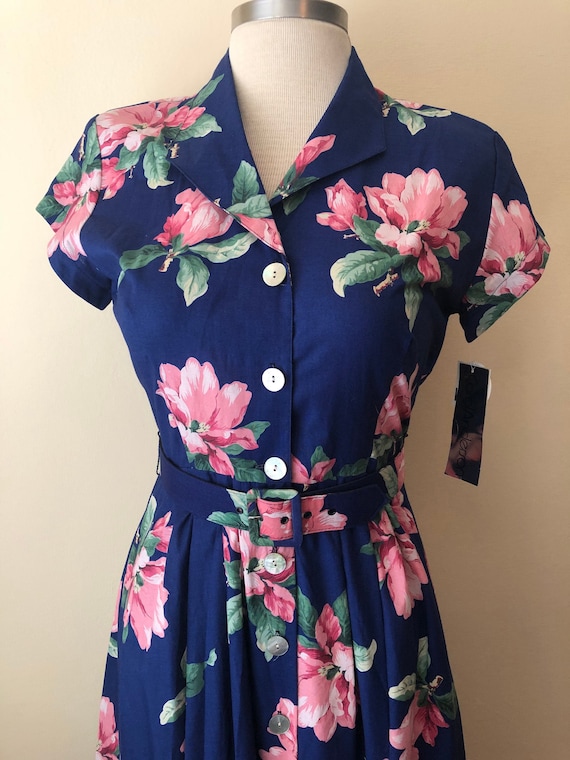 Deadstock 80s does 50s Summer Dress || Size 12