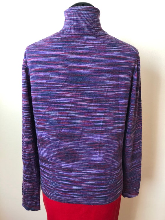 Soft Merino Wool Turtleneck || Medium || 1990s - image 5