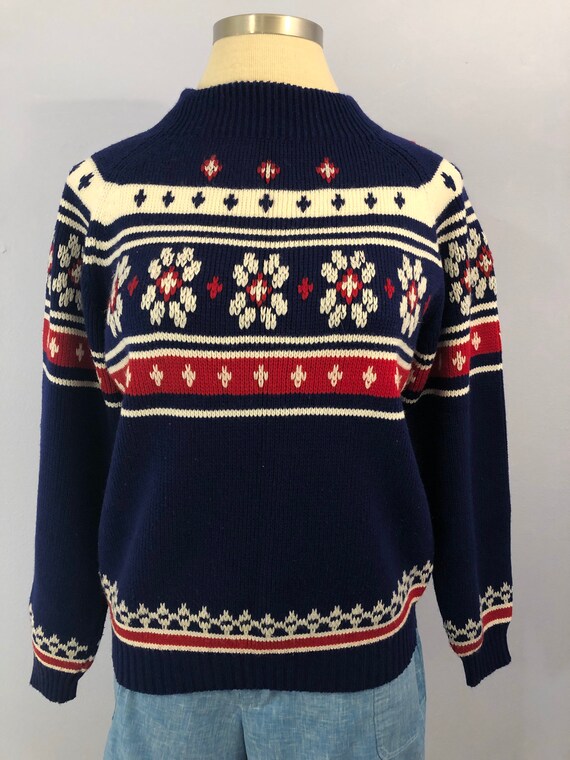 Vintage JC Penney Mid-Century Modern Winter Sweat… - image 4