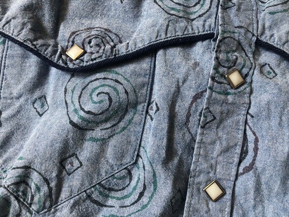 Rockmount Oversized Denim Western Shirt || XL |