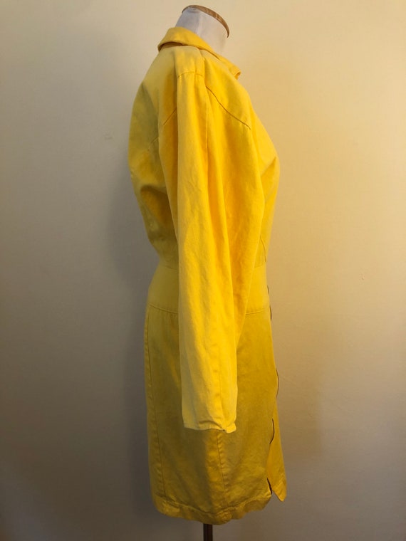 Super Batwing Mustard Dress with Unique Zipper ||… - image 5